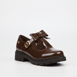 Rock & Co Ladies Coven 3 Shoes In Chocolate