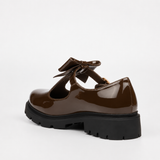 Rock & Co Ladies Coven 3 Shoes In Chocolate