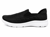 Hush Puppies Ladies Burst Textile Shoes In Black