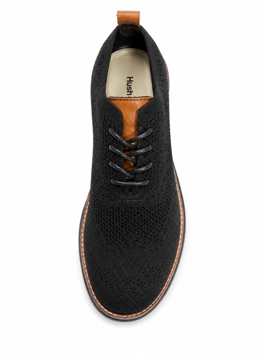 Hush Puppies Mens Styling Flyknit Shoes In Black