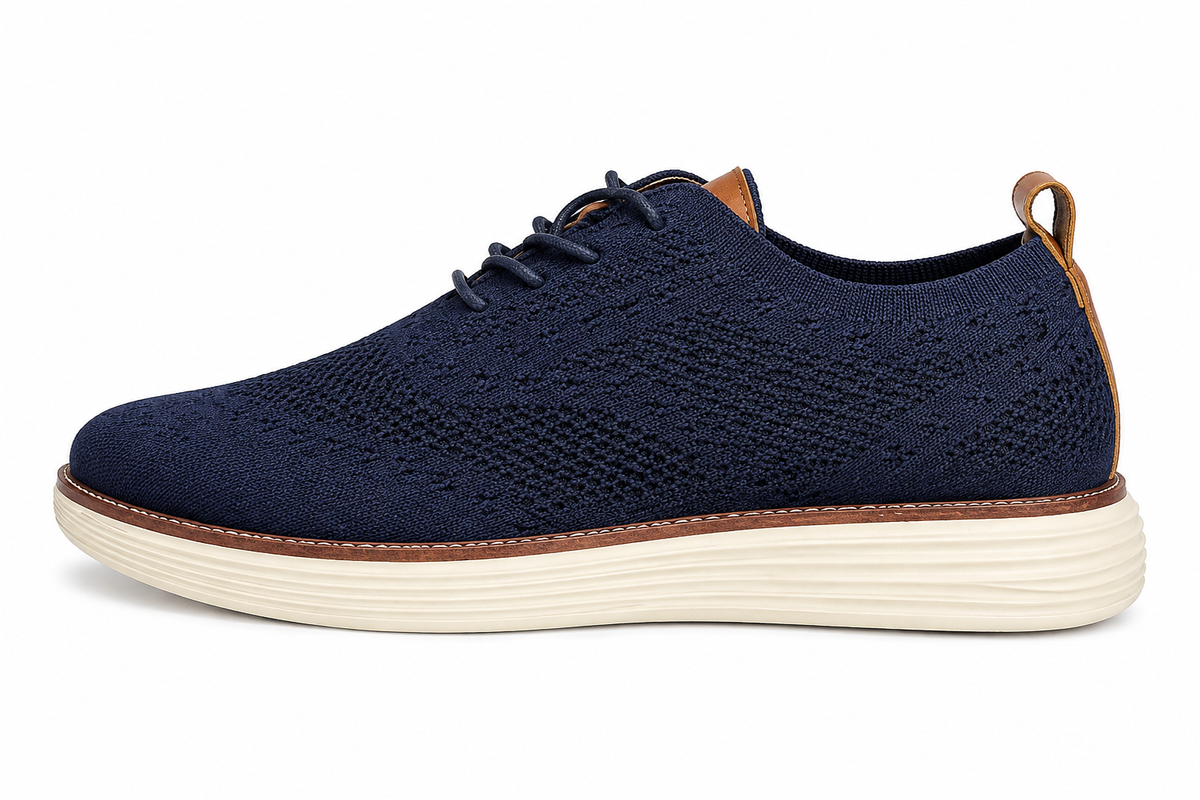 Hush Puppies Mens Styling Flyknit Shoes In Navy