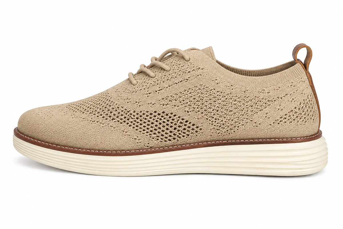 Hush Puppies Mens Styling Flyknit Shoes In Beige
