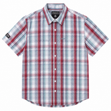Jeep Mens M Check Shirt In Red Multi