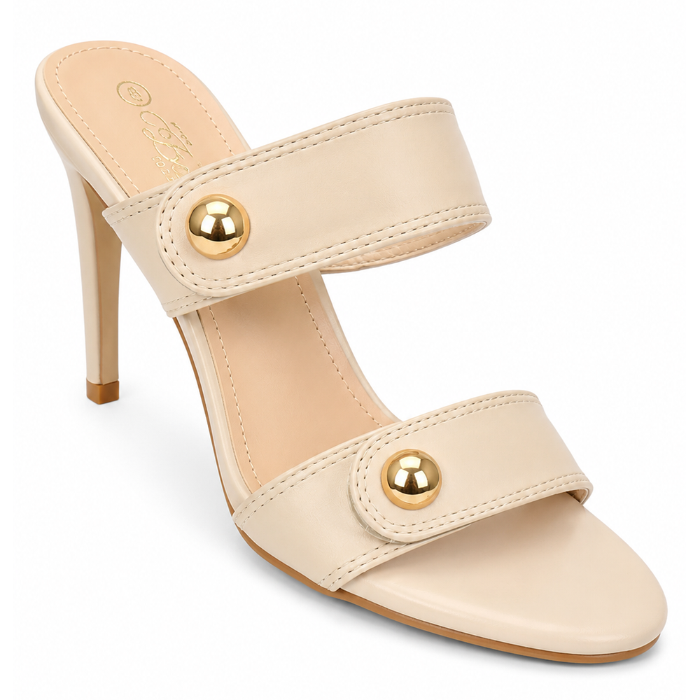 Miss Black Womens Nelly 6 Heels In Natural