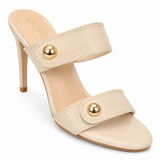 Miss Black Womens Nelly 6 Heels In Natural