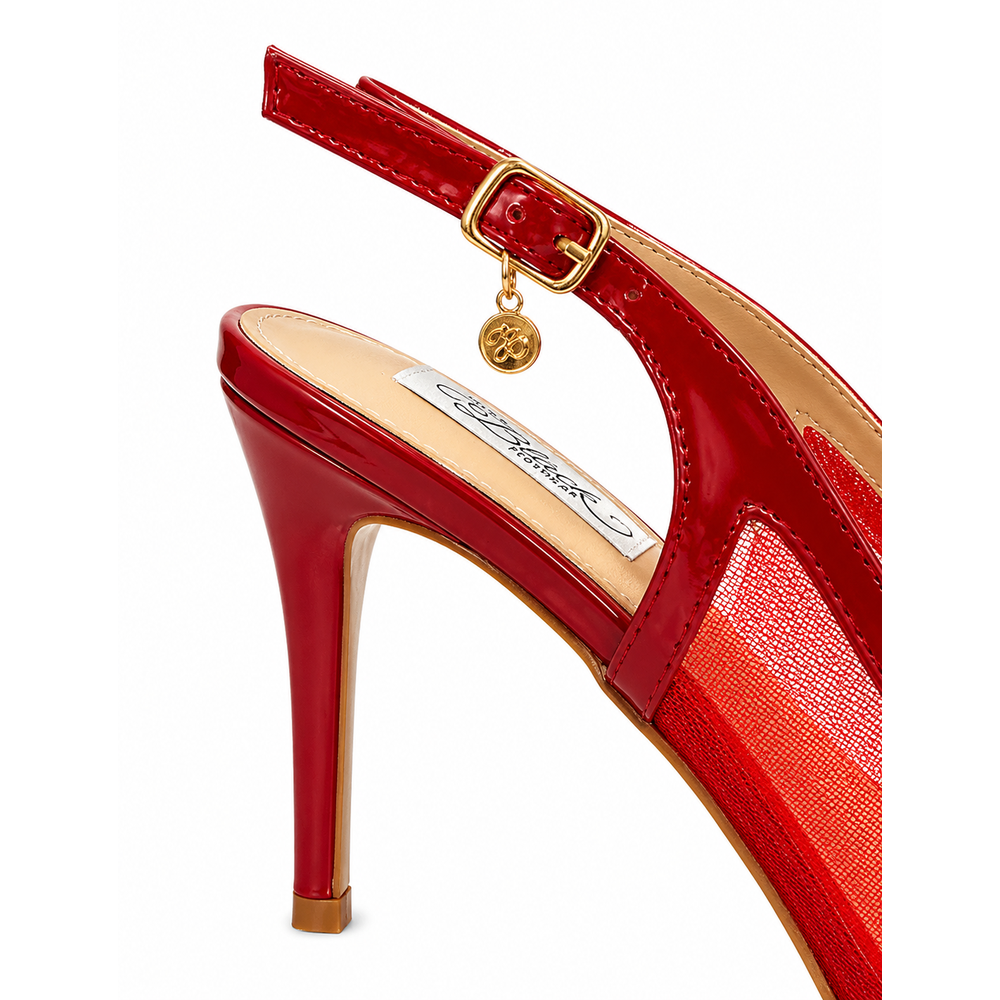 Miss Black Ladies Lola 82 Heels In Red
