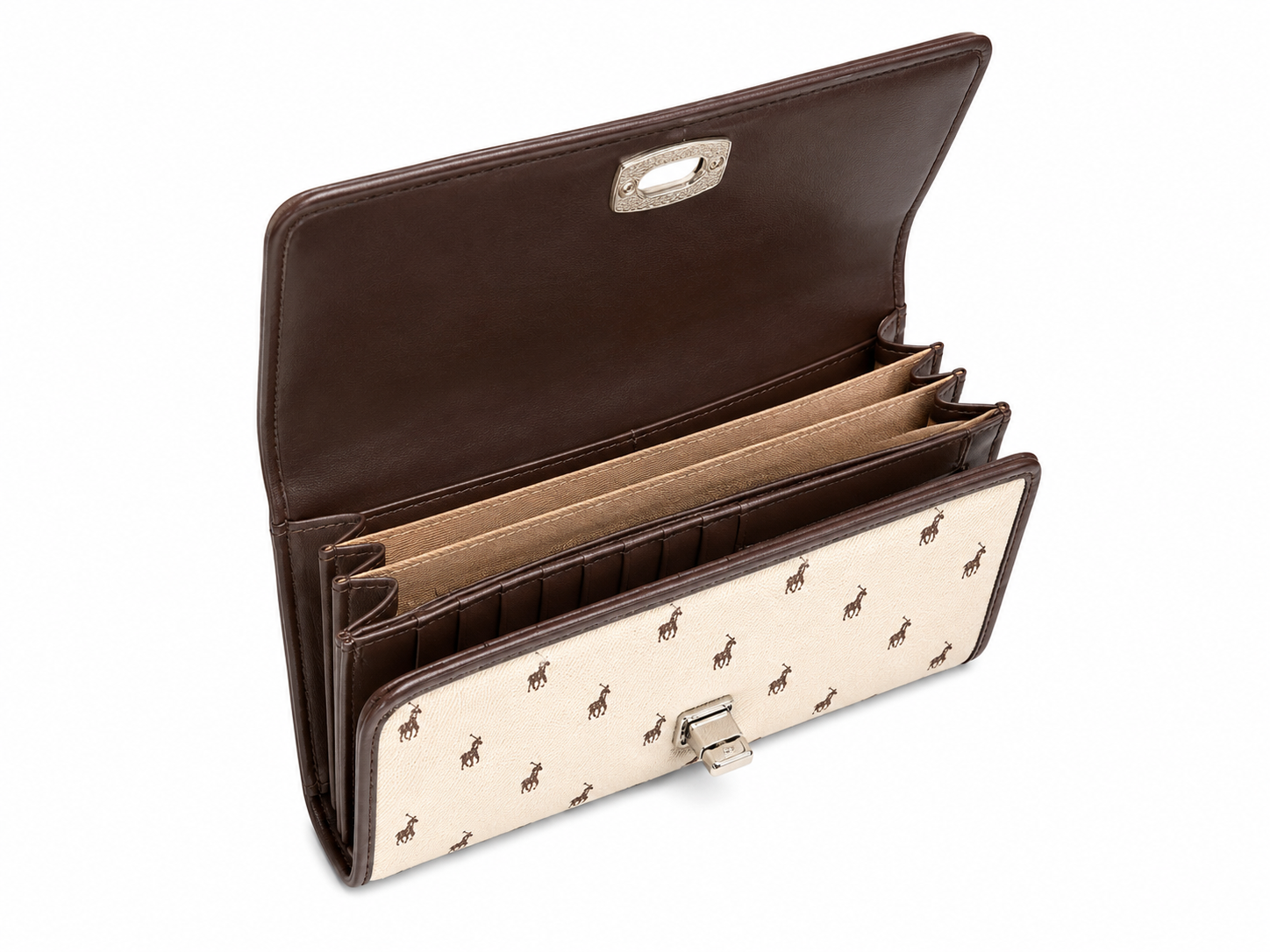Polo Encore Smalls Trifold Purse In Cream