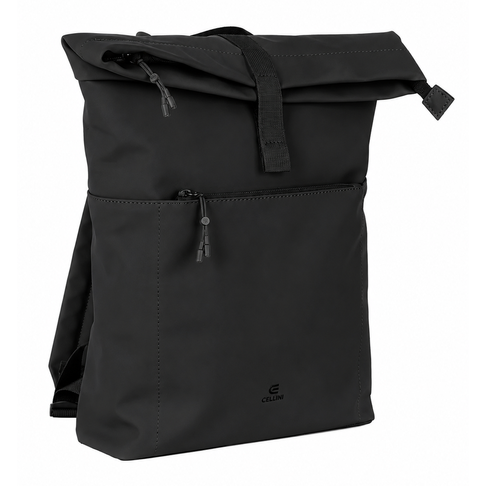 Cellini Hydro Roll Top Backpack In Black