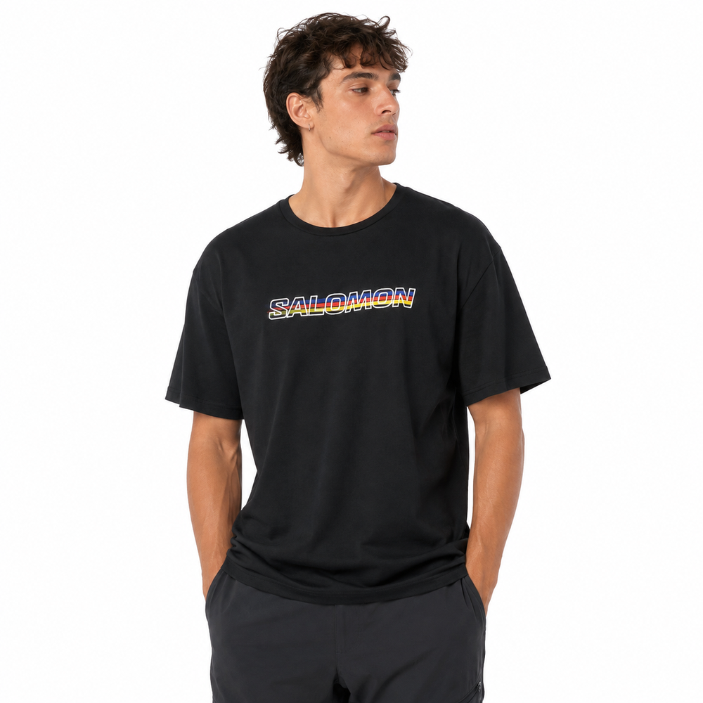Salomon Mens Racer T-Shirt In Black