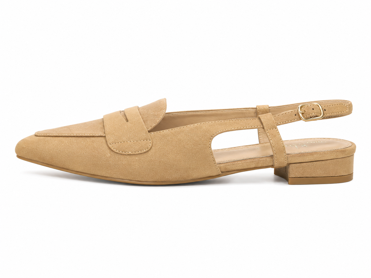 Butterfly Feet Monte 1 Ladies Shoes Taupe