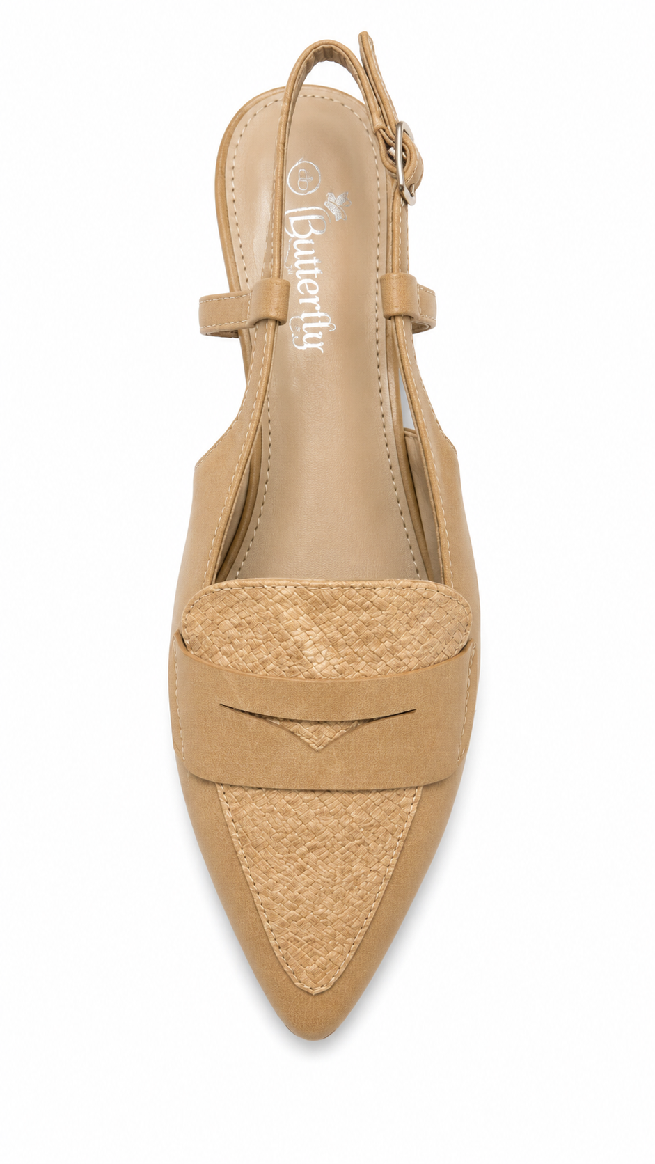 Butterfly Feet Monte 1 Ladies Shoes Taupe