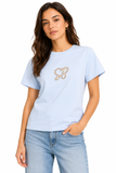 Sissy boy Womens Endless Spring Boxy T-Shirt In Blue