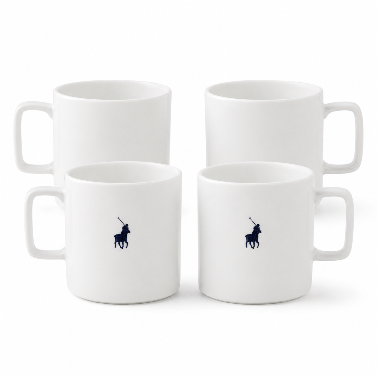 Polo Classic Mug 4Pc In White
