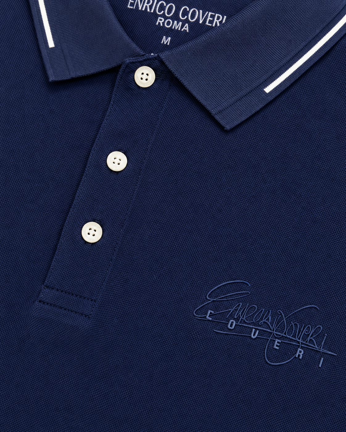 Enrico Coveri Mens Roma Golfer In Navy