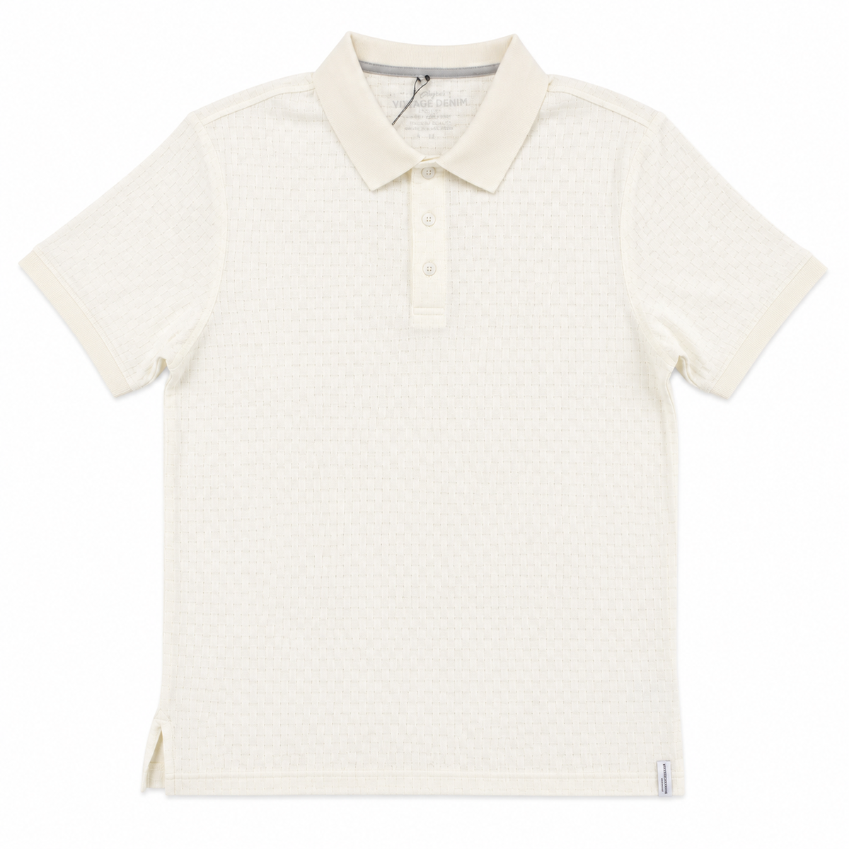 Enrico Coveri Mens Roma Golfer In Egret
