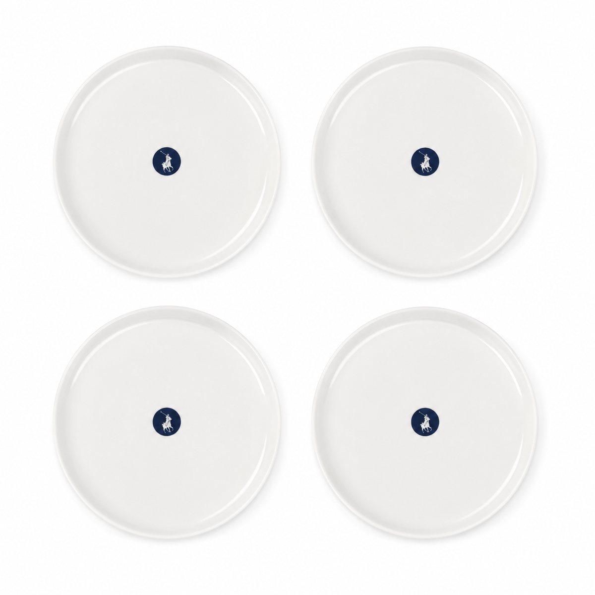 Polo Safari Side Plate 4Pc In Navy