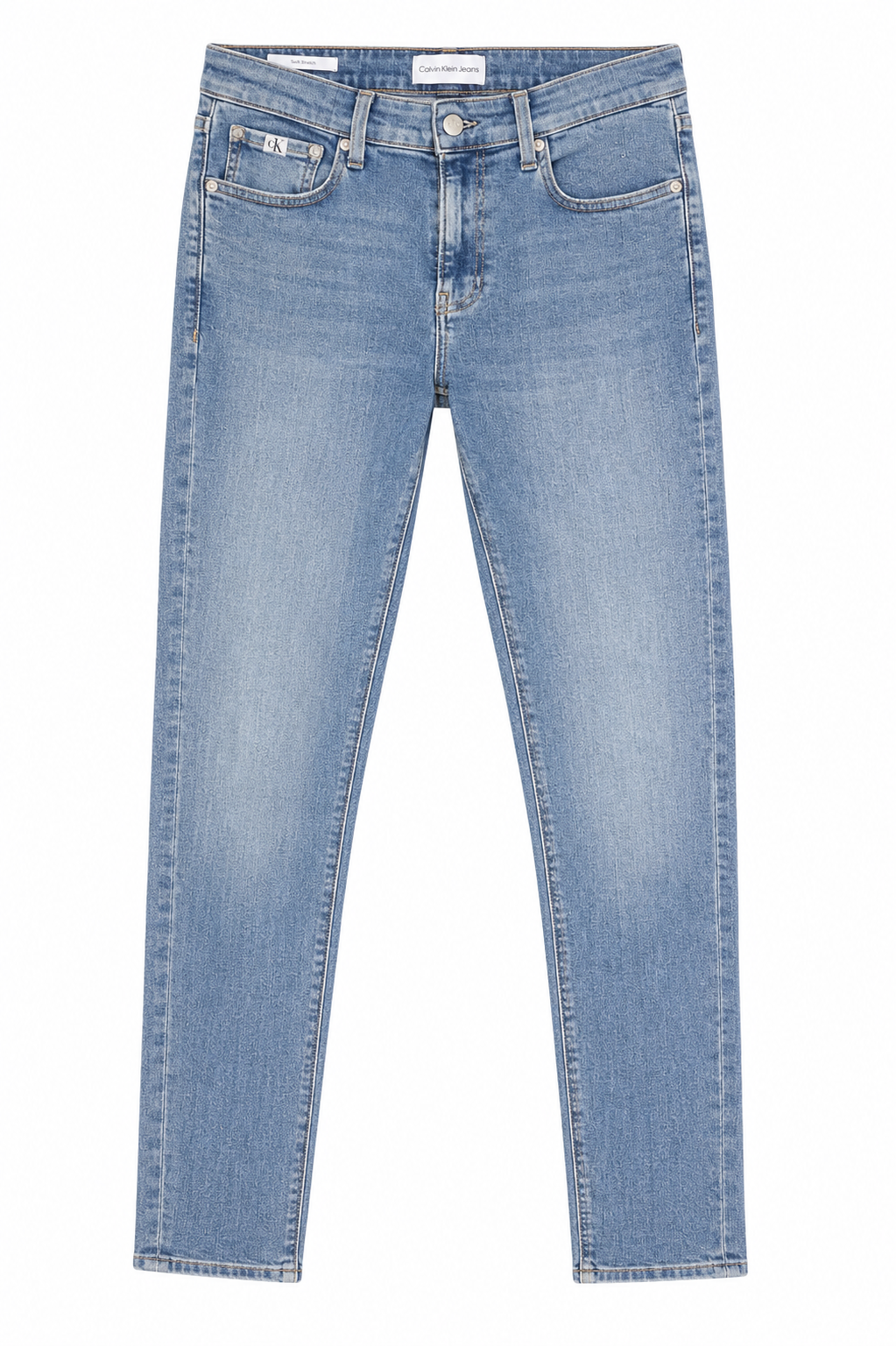 Calvin Klein Womens Skinny Jeans In Denim Light