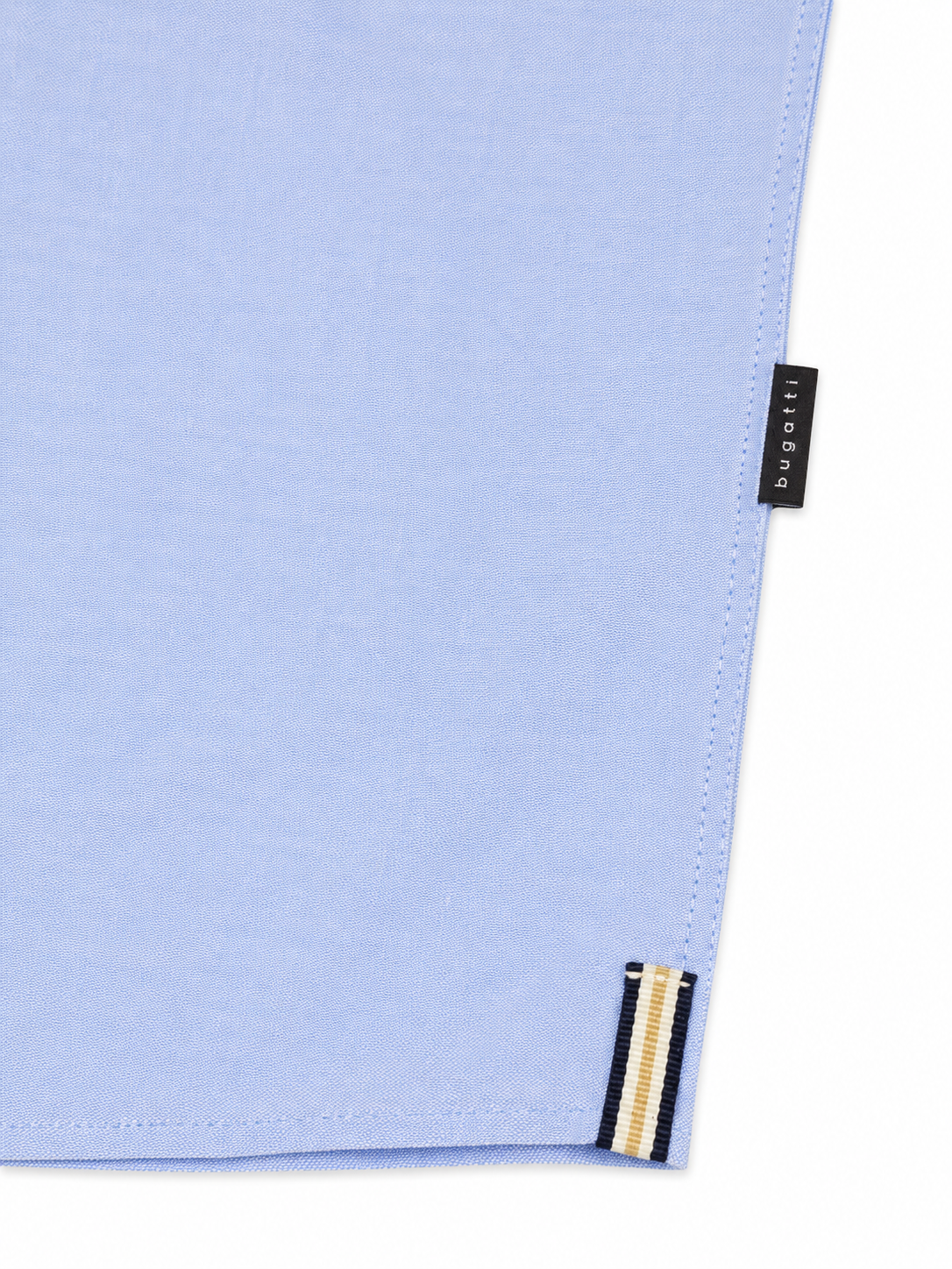 Bugatti Mens Casual 1/1 Sleeve Shirt In Powder Blue