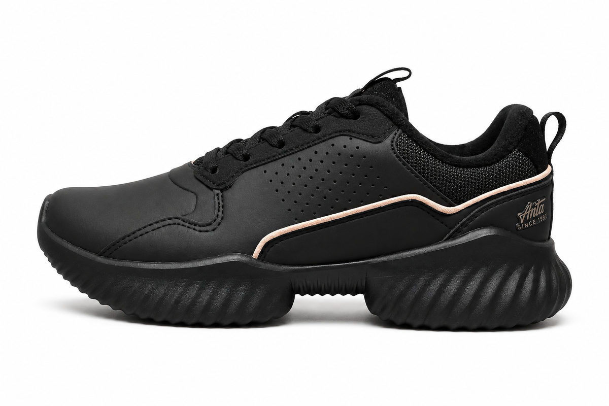 Anta Womens Cross Training Shoes In Black & Dusty