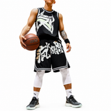 Anta Mens Game Shorts In Black & White