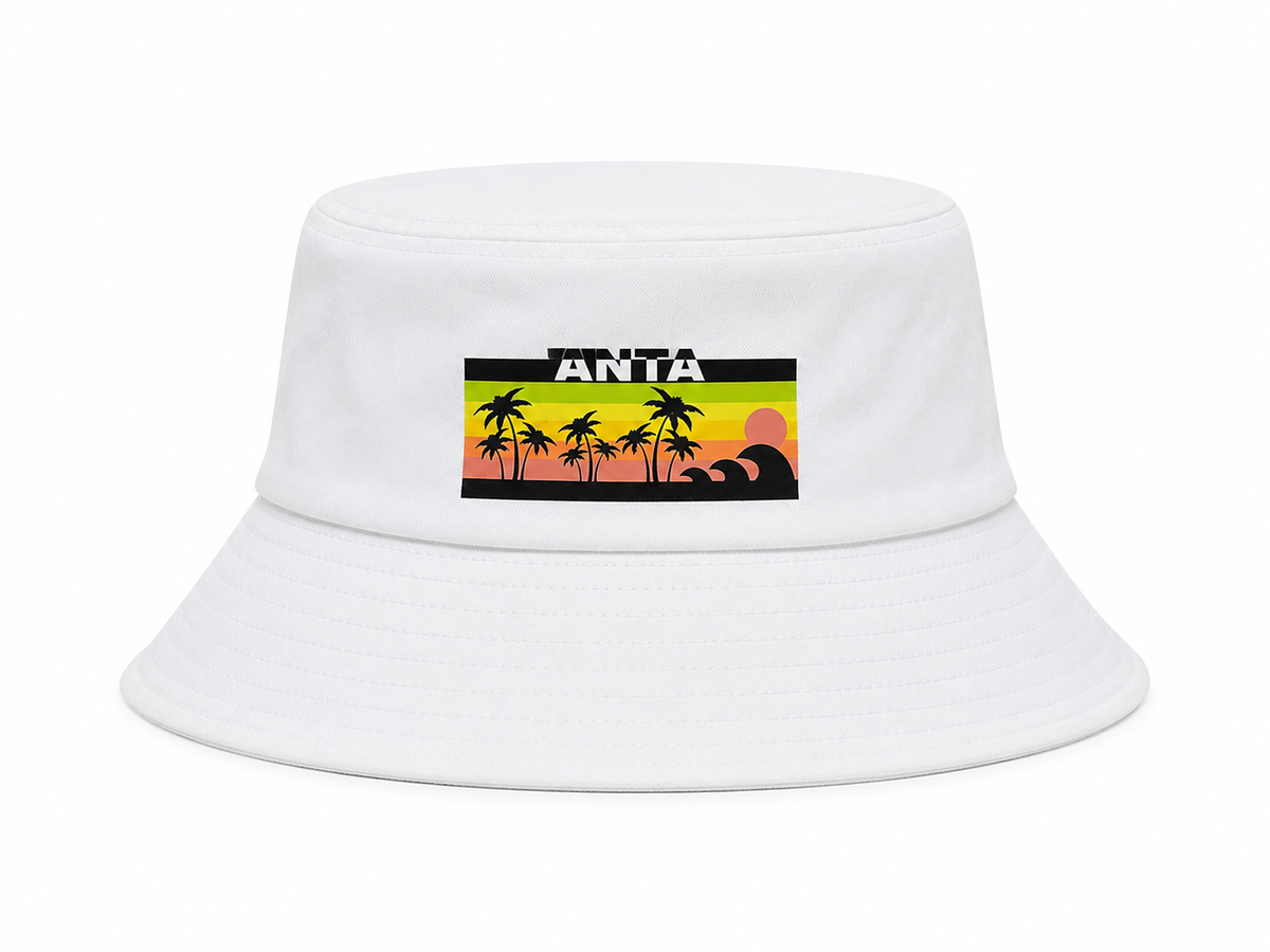 Anta Mens Bucket Hat In White