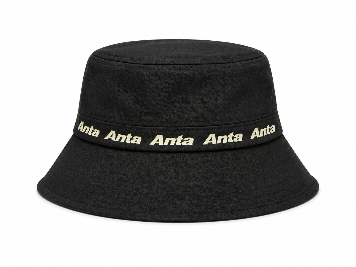 Anta Mens Bucket Hat In Black
