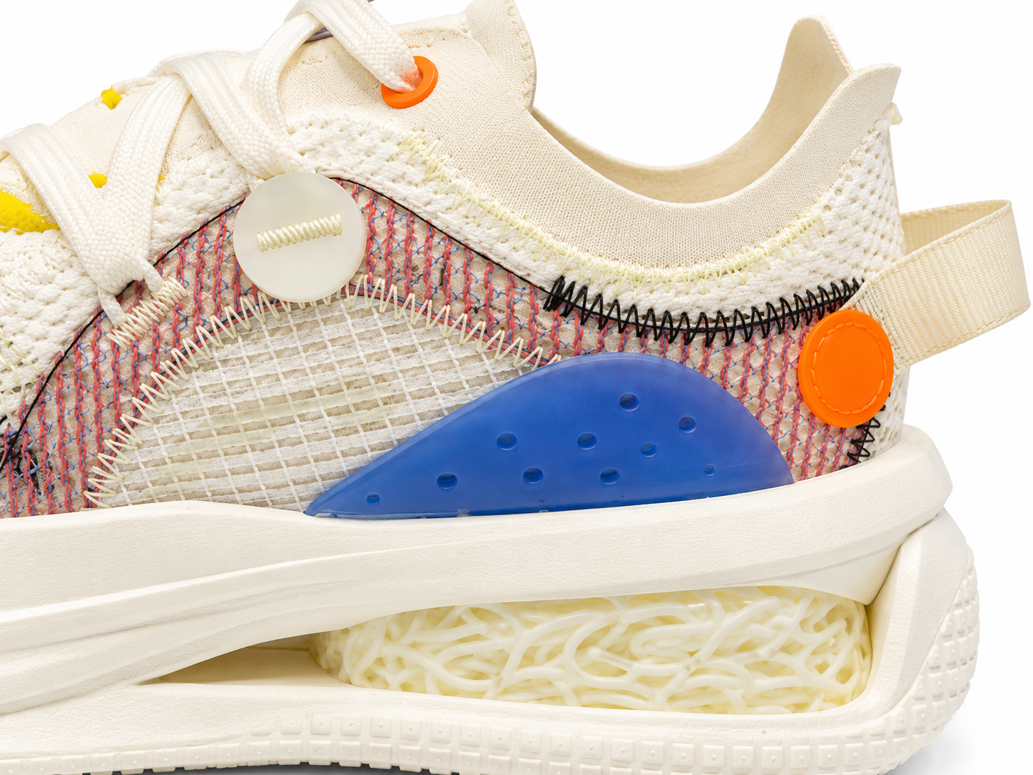 Anta Mens Mix 3 Casual Shoes In Off White