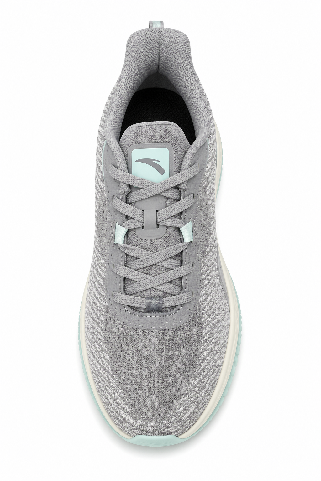 Anta Mens Running Shoes In Grey & Aqua