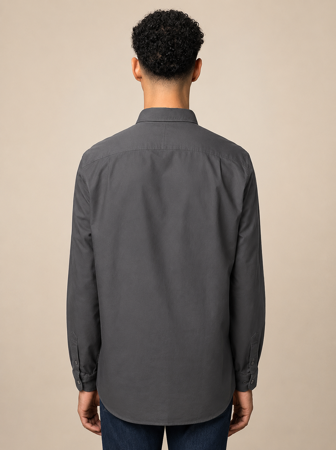 Polo Mens Oxford Shirt In Black