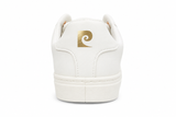 Pierre Cardin Girls Taylor Glitter Shoes In White & Rose Gold