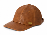 Polo Mens 6 Panel Coated Peak Cap In Tan