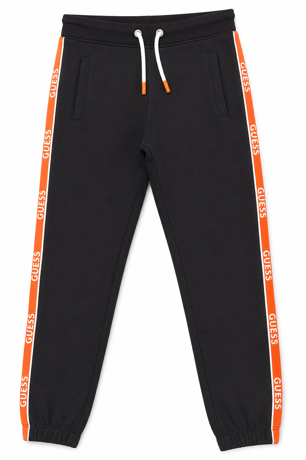Guess Unisex Active Pants In Black