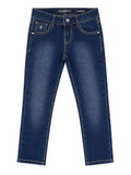 Guess Unisex Skinny Jeans In Dark Wash