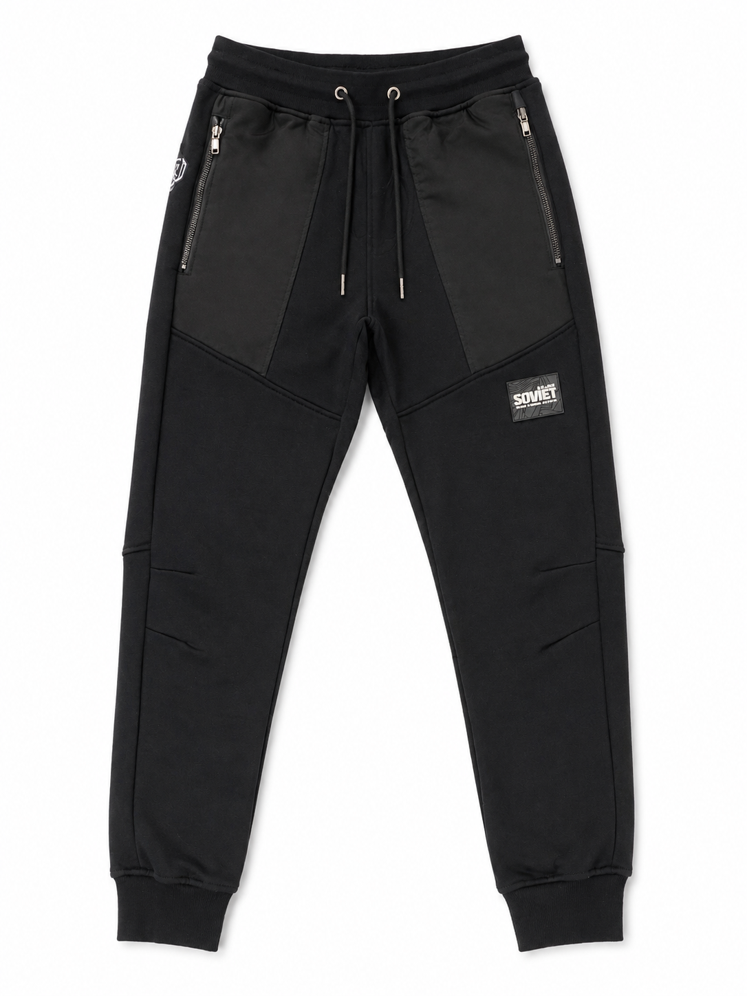 Soviet Mens Kyran Fashion Track Pants In Black