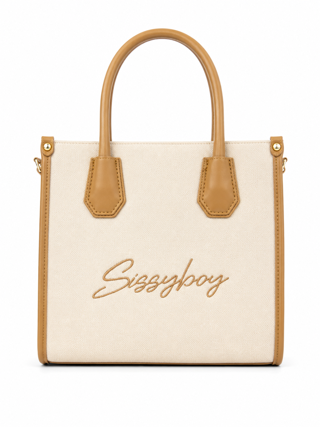 Sissyboy Willow Mini Tote Bag In Stone
