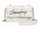 Sissyboy Floral Crosbody Bag In Blue