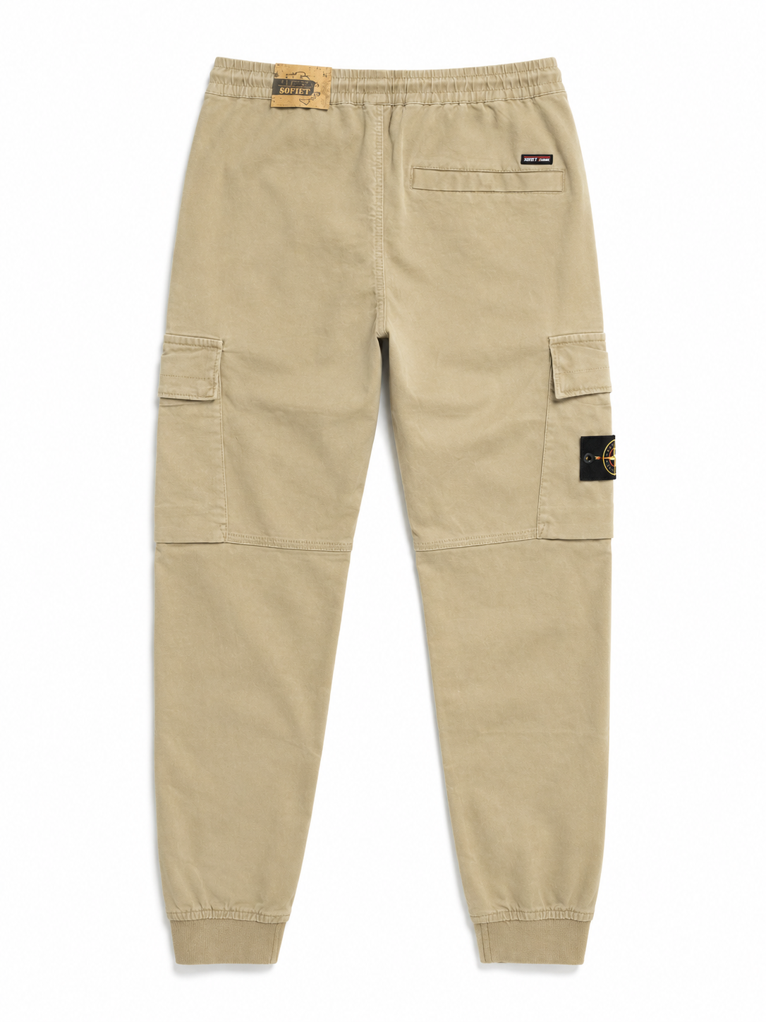 Soviet Mens Zadig Fashion Cargo Pants In Light Khaki