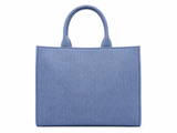 Sissyboy Laekal Denim Tote Bag In Blue