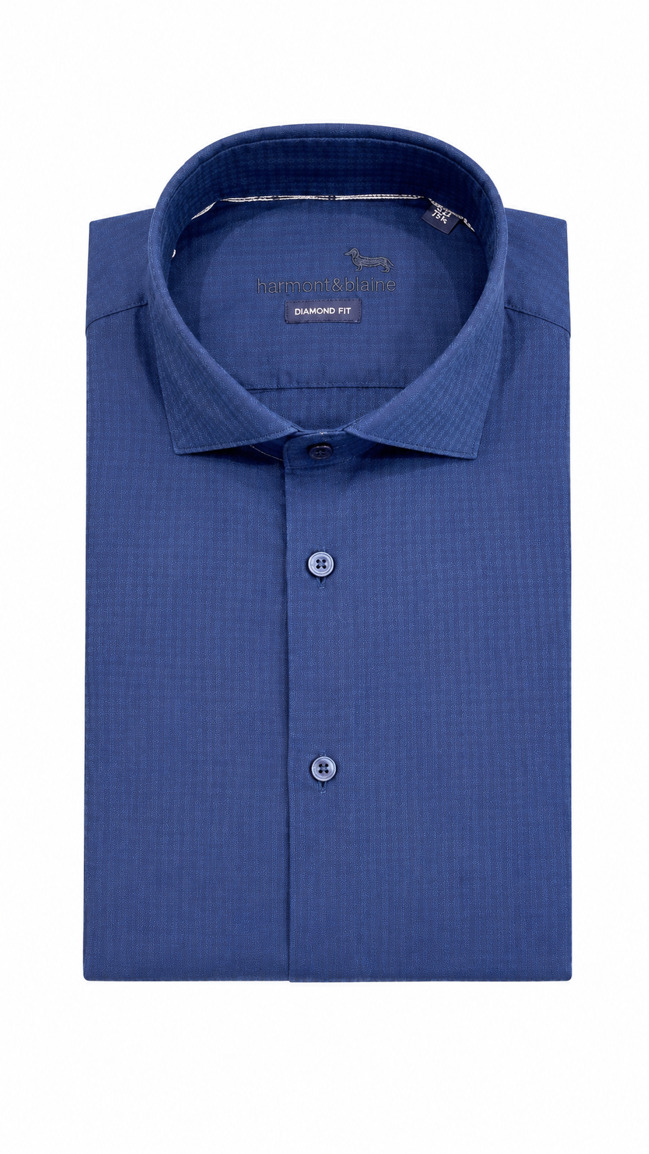 Harmont & Blaine Mens Basic Shirt In Navy