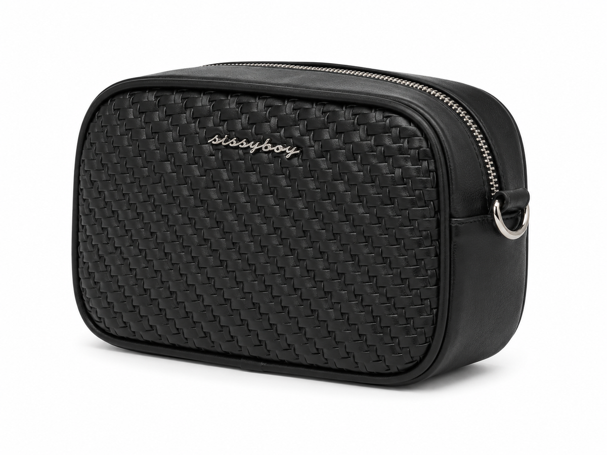 Sissyboy Aurora Textured Bag In Black