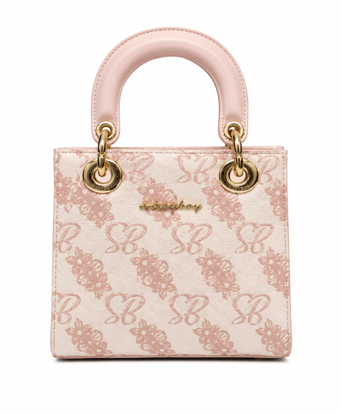 Sissy Boy Maise Debosed Tote Bag In Pink