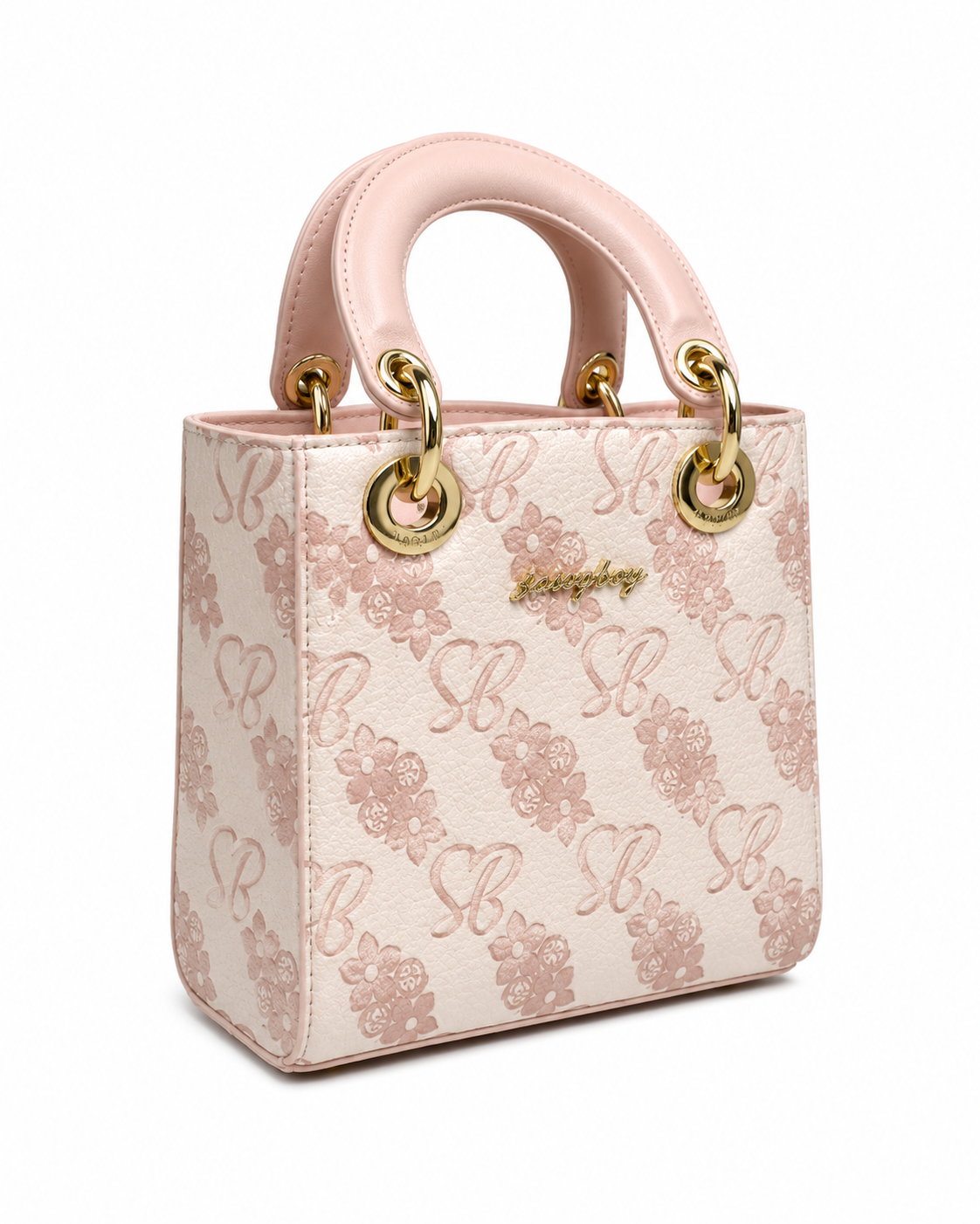 Sissy Boy Maise Debosed Tote Bag In Pink