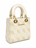 Sissy Boy Maise Debosed Tote Bag In Cream