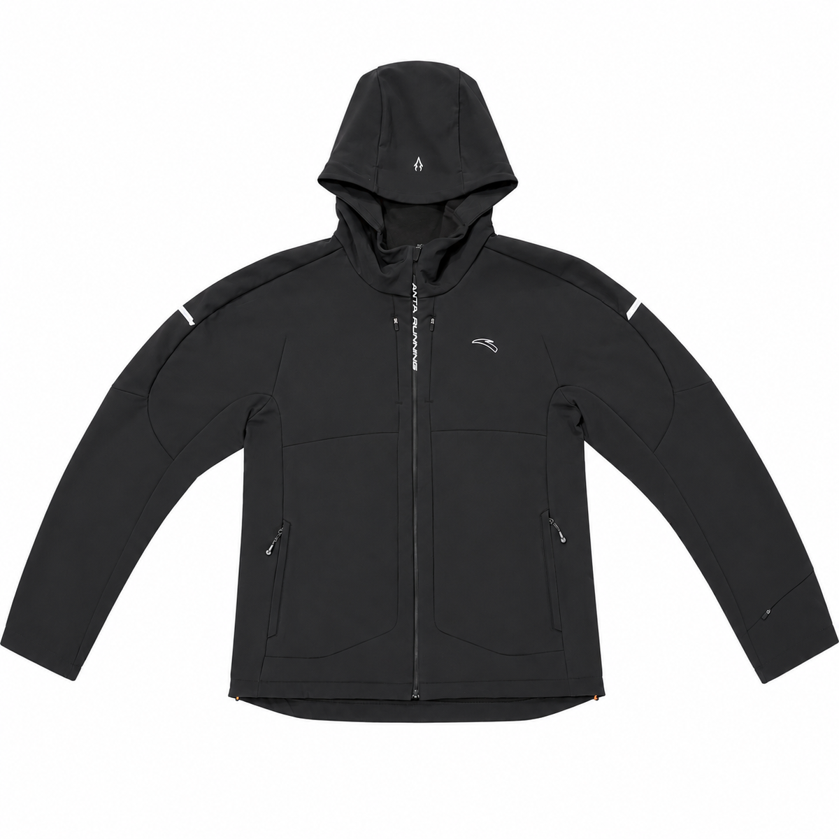 Anta Womens Running Woven Track Top In Black