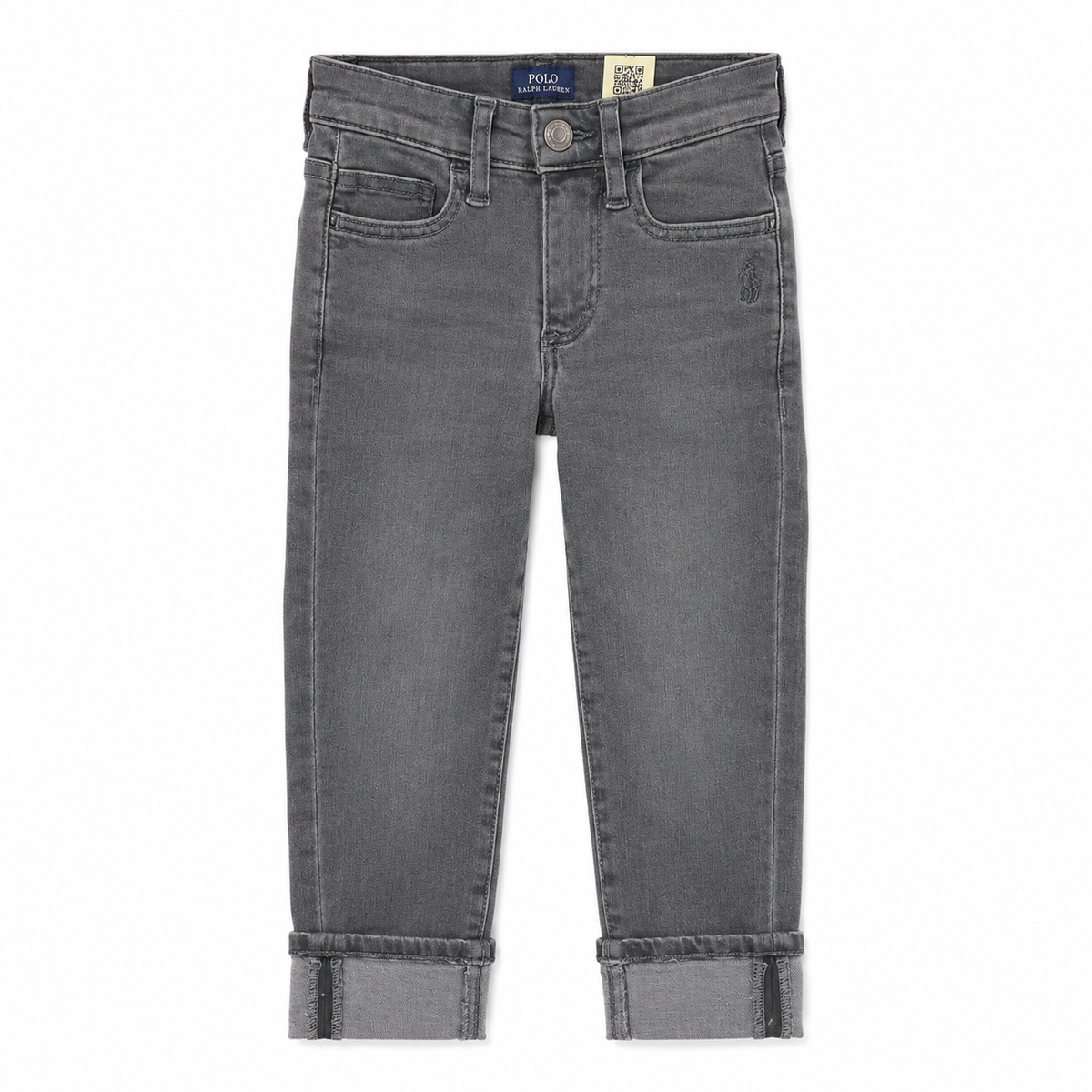 Polo Boys Rodney Straight Leg Jeans In Grey