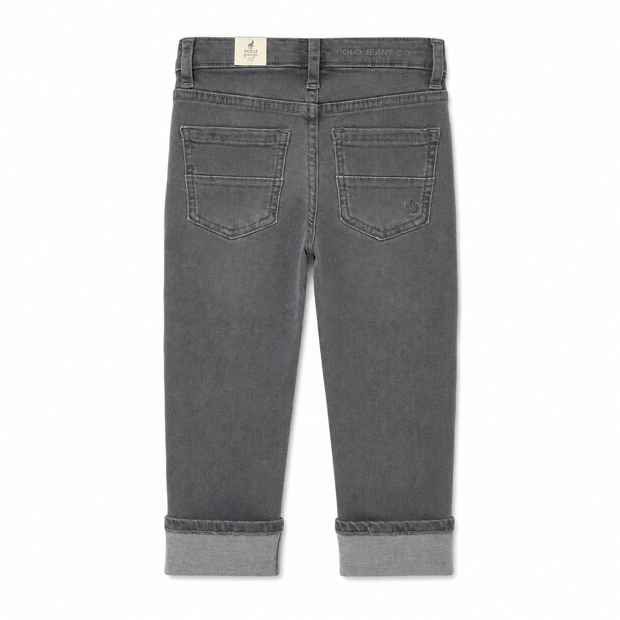 Polo Boys Rodney Straight Leg Jeans In Grey