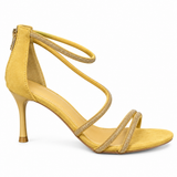 La Her Ladies Qxg-48 Heels In Camel