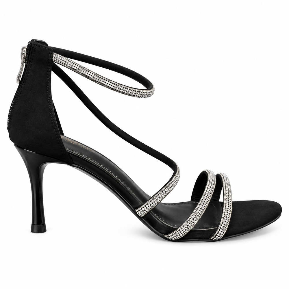 La Her Ladies Qxg-48 Heels In Black