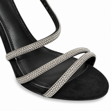 La Her Ladies Qxg-48 Heels In Black