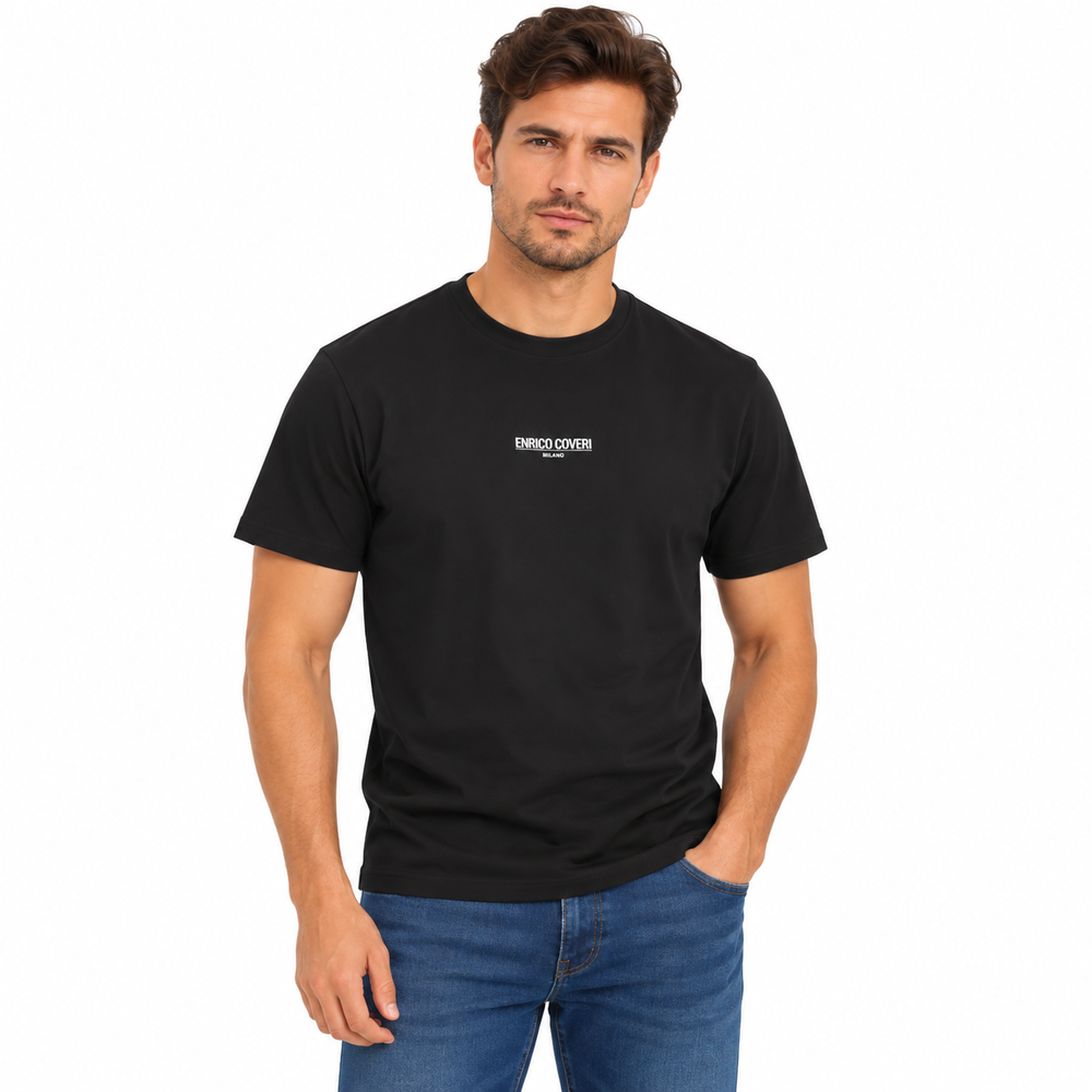 Enrico Coveri Mens 108 T-Shirt In Black